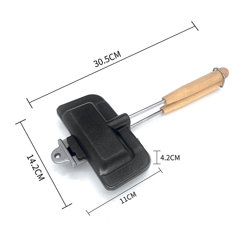 Dobbeltsidet sandwichpande | Non-Stick Foldbar Grill Stegepande