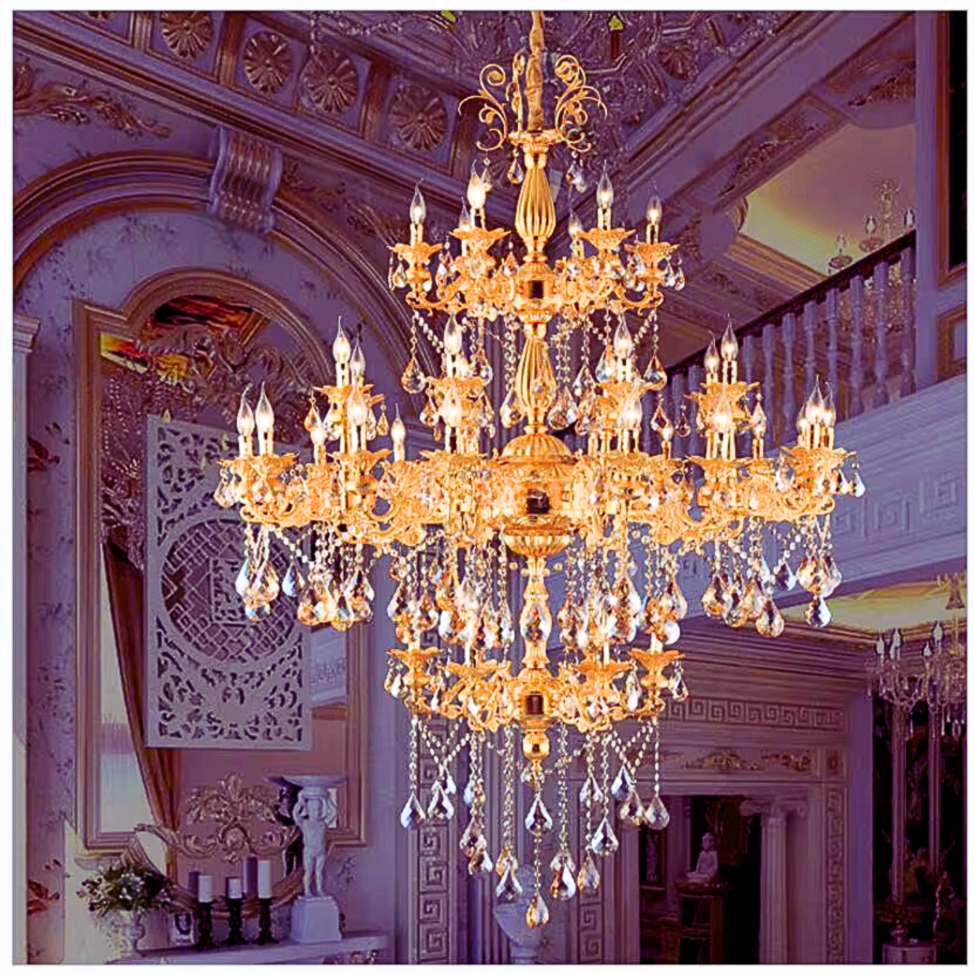 **Golden Way Chandelier – Exceptional Quality and Elegant Design**https://admin.shopify.com/store/6e4f14-68/products?selectedView=all