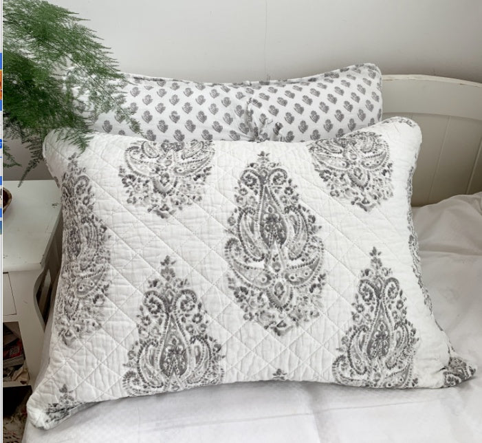 Pure Cotton Quilted Pillow Case