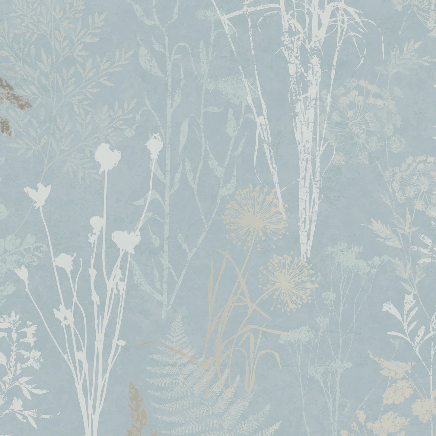 Organic The Vale Wildflowers Wallpaper Roll - 10m x 52cm