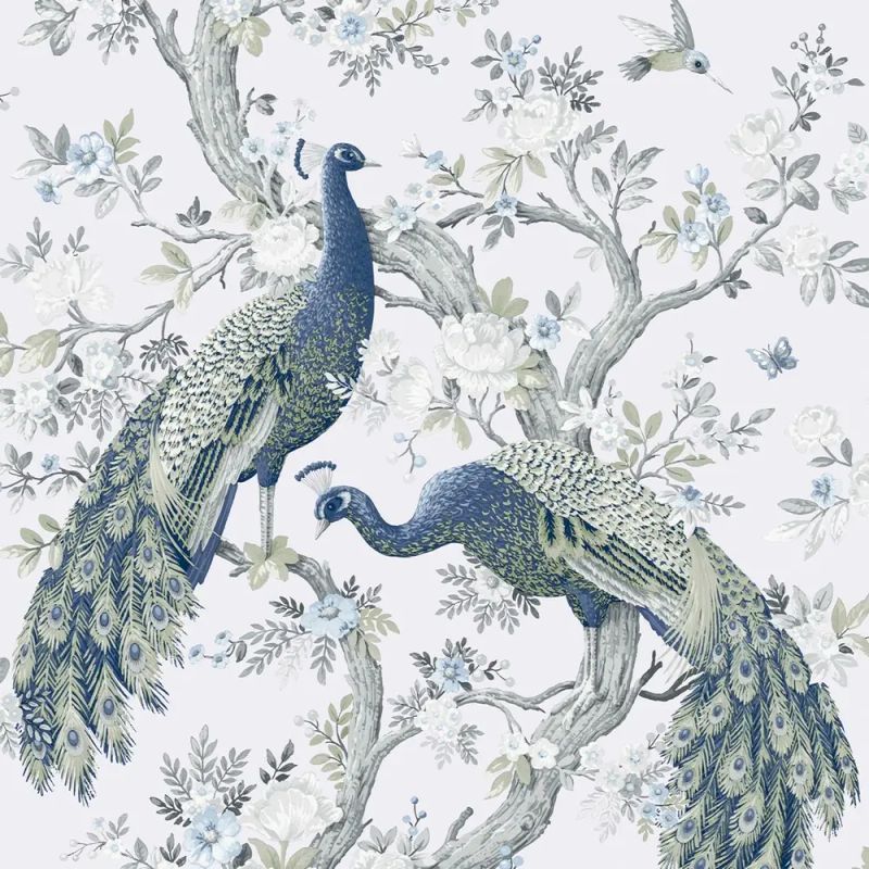 The Peacocks Premium Quality Wallpaper Roll - 10m x 52cm