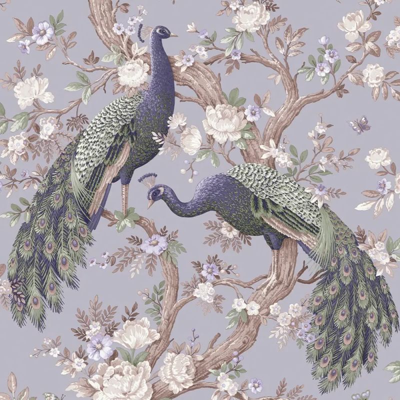 The Peacocks Premium Quality Wallpaper Roll - 10m x 52cm