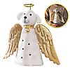 Julemirakel Golden Angel Dog Tree Topper - En charmerende ferietilføjelse til hundeelskere og unge familier