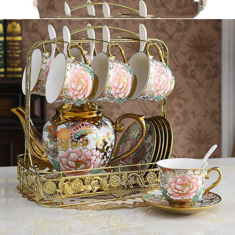 Stunning Tea Set, Perfect for Afternoon Tea & Coffee and those special moments. Tableware 15 Pieces