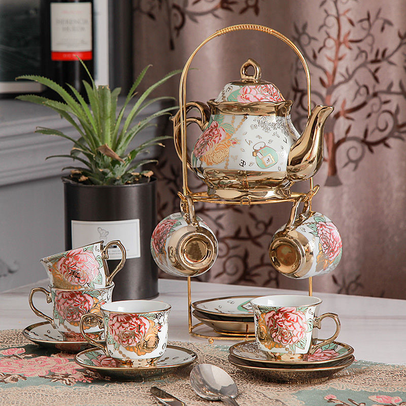 Stunning Tea Set, Perfect for Afternoon Tea & Coffee and those special moments. Tableware 15 Pieces