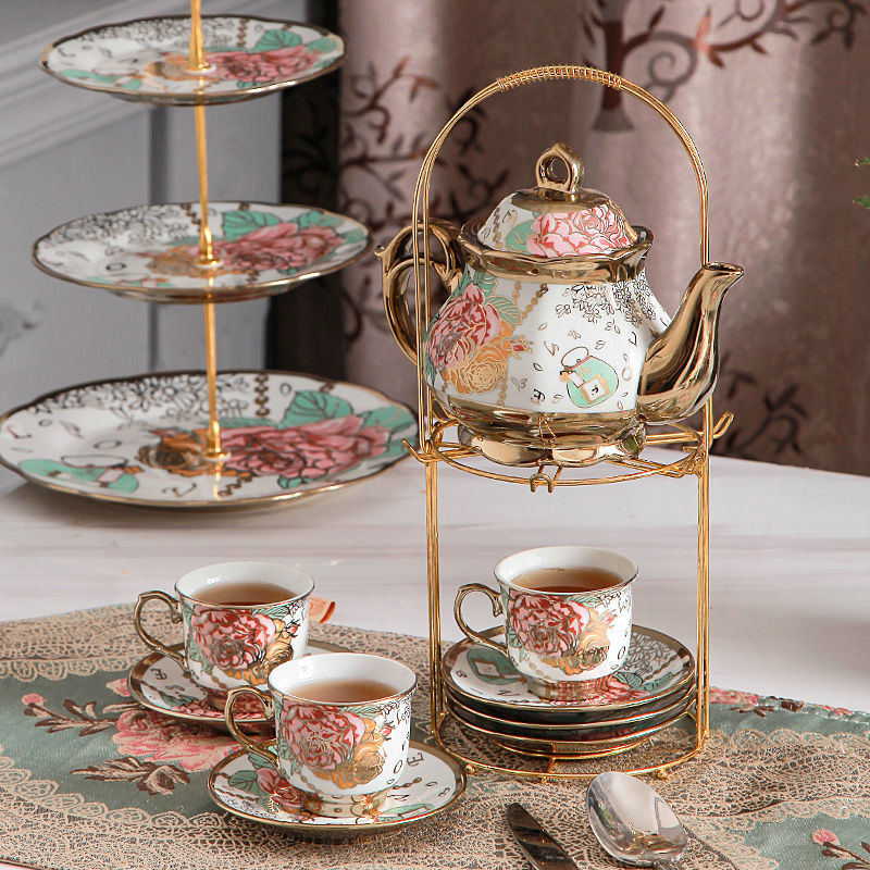 Stunning Tea Set, Perfect for Afternoon Tea & Coffee and those special moments. Tableware 15 Pieces