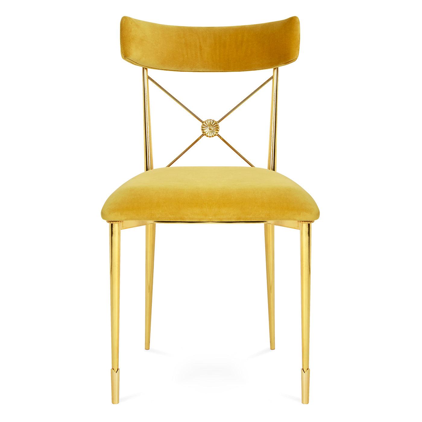 Artisan Empire Dining Chair in Gold Velvet. Limited Editions