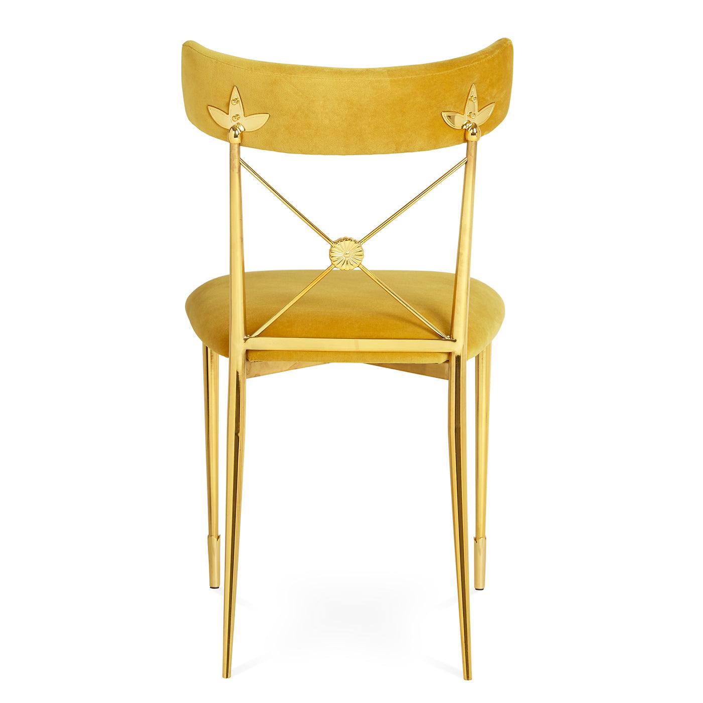 Artisan Empire Dining Chair in Gold Velvet. Limited Editions