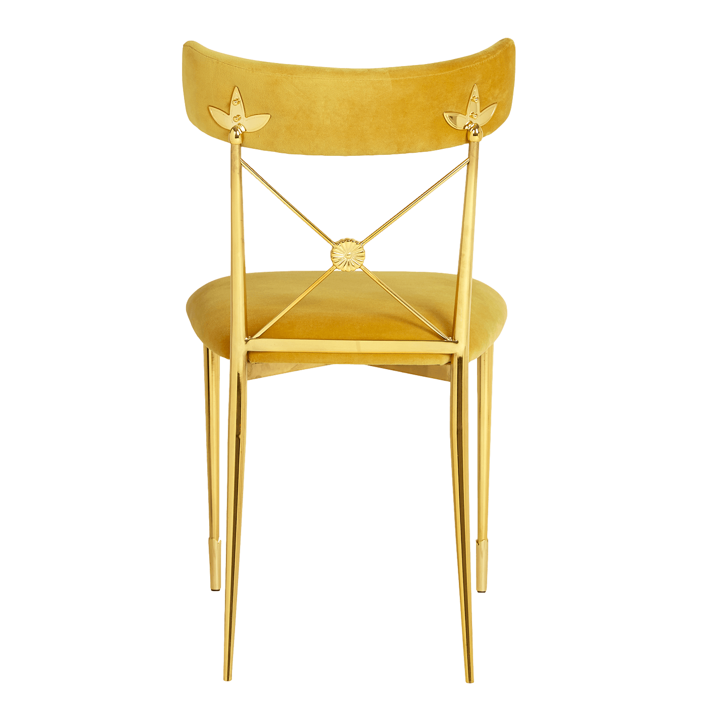 Artisan Empire Dining Chair in Gold Velvet. Limited Editions