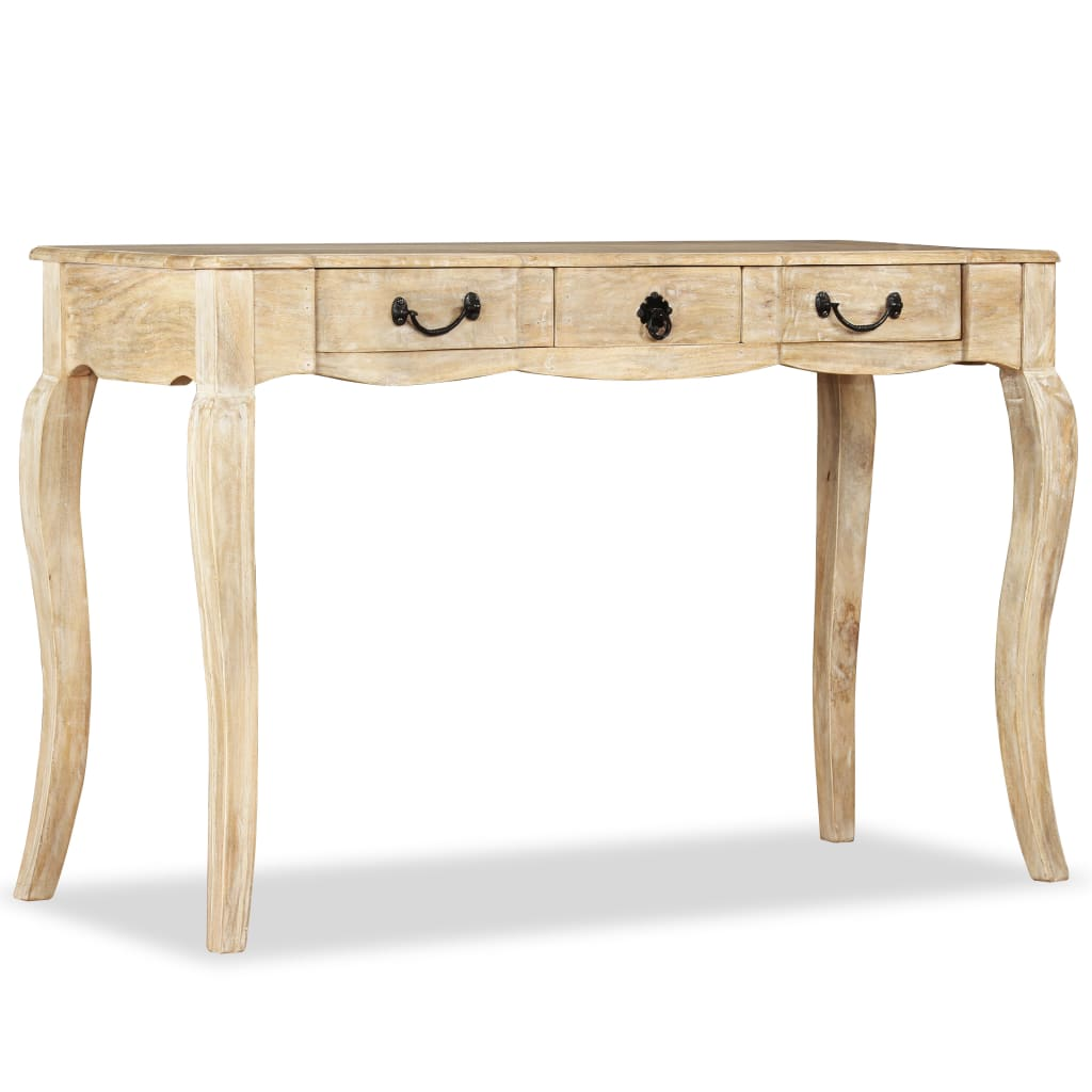 Elegant Vintage Console Table Solid Mango Wood 120x50x80 cm