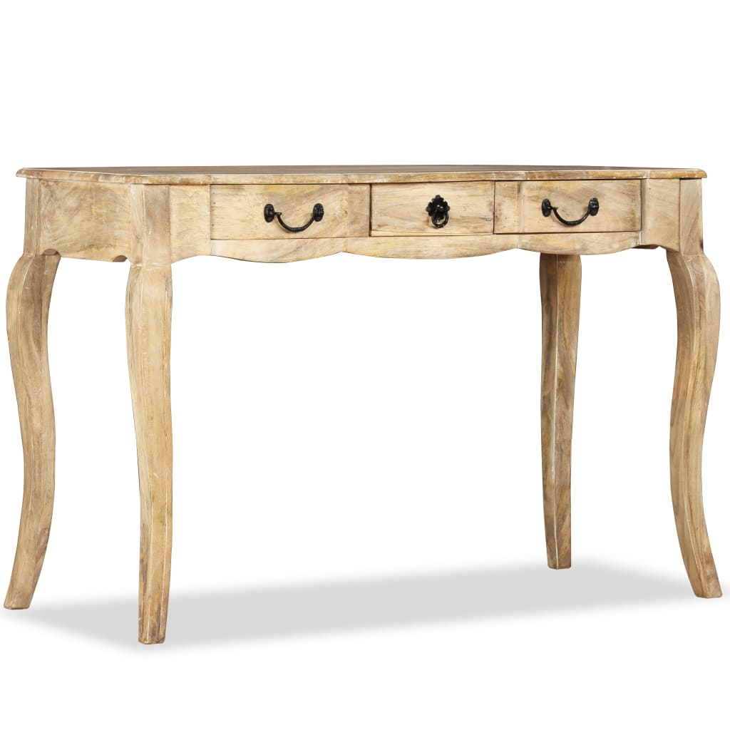 Elegant Vintage Console Table Solid Mango Wood 120x50x80 cm