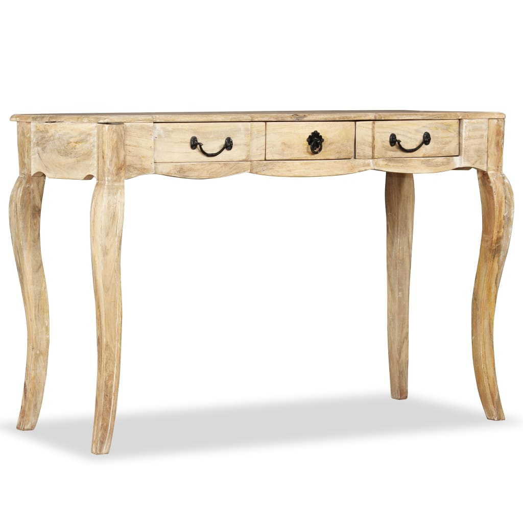 Elegant Vintage Console Table Solid Mango Wood 120x50x80 cm