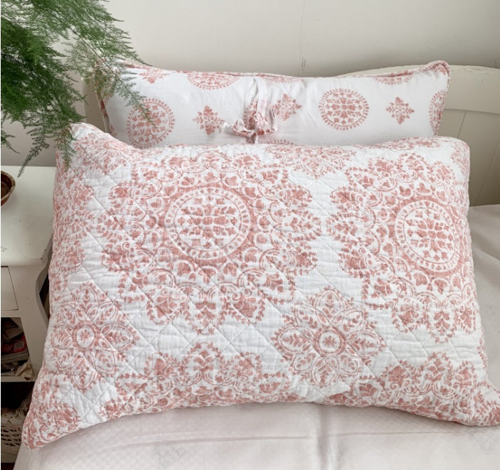 Pure Cotton Quilted Pillow Case