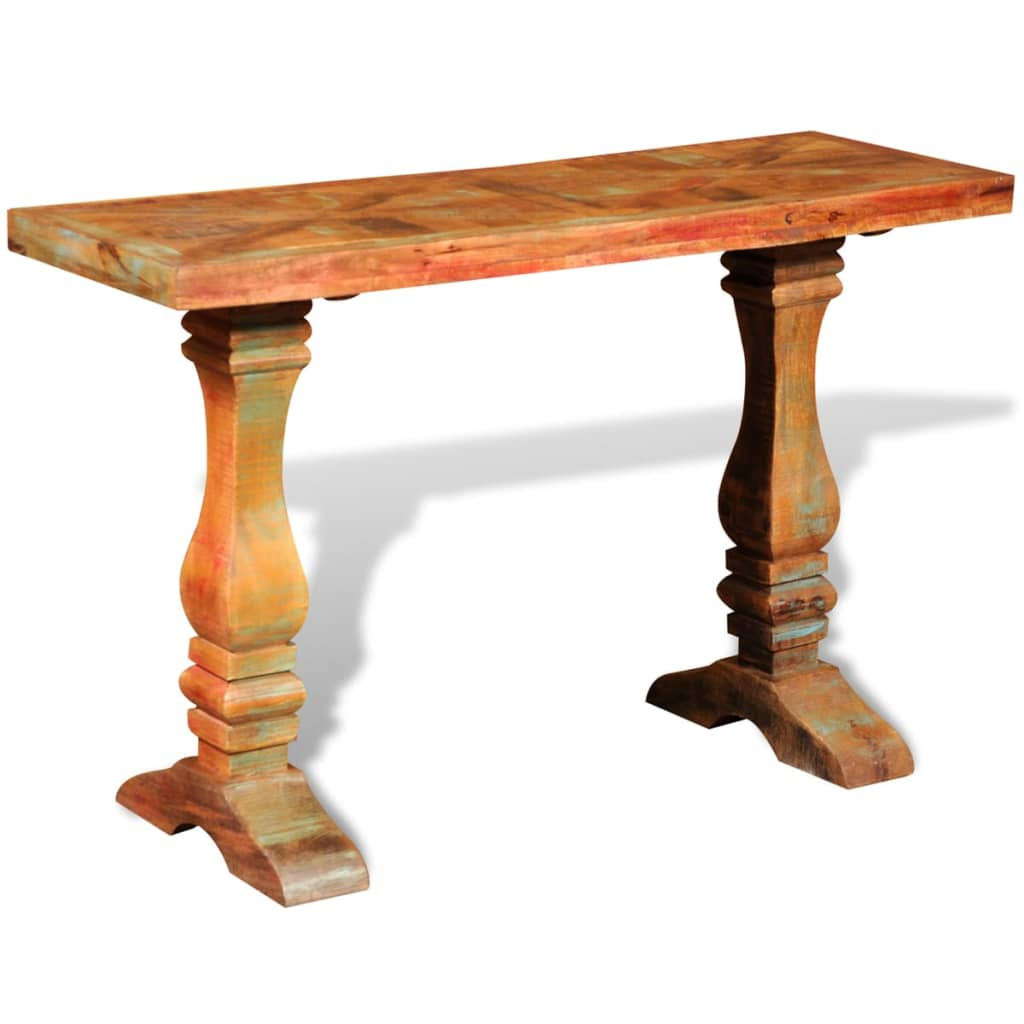 Gorgeous Artisan Console Table in Solid Reclaimed Wood