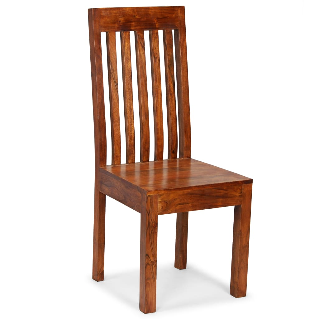 6 Dining Chairs  Solid Wood Modern