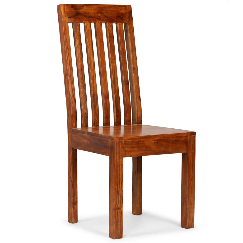 6 Dining Chairs  Solid Wood Modern