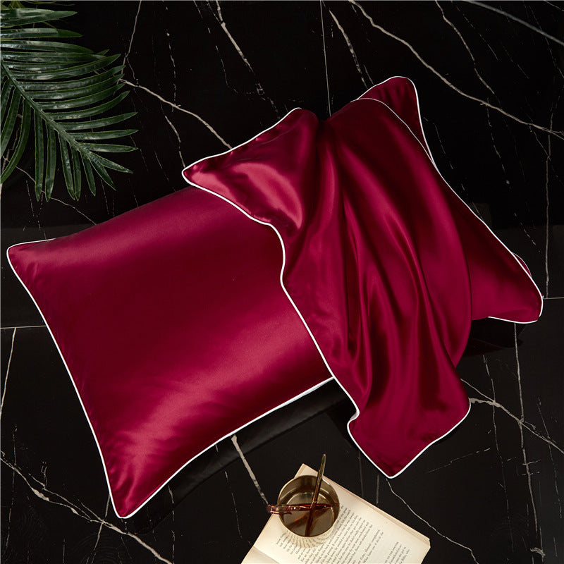 Silk and Polyester Fibre Pillowcase | Luxurious Single Pillowcase