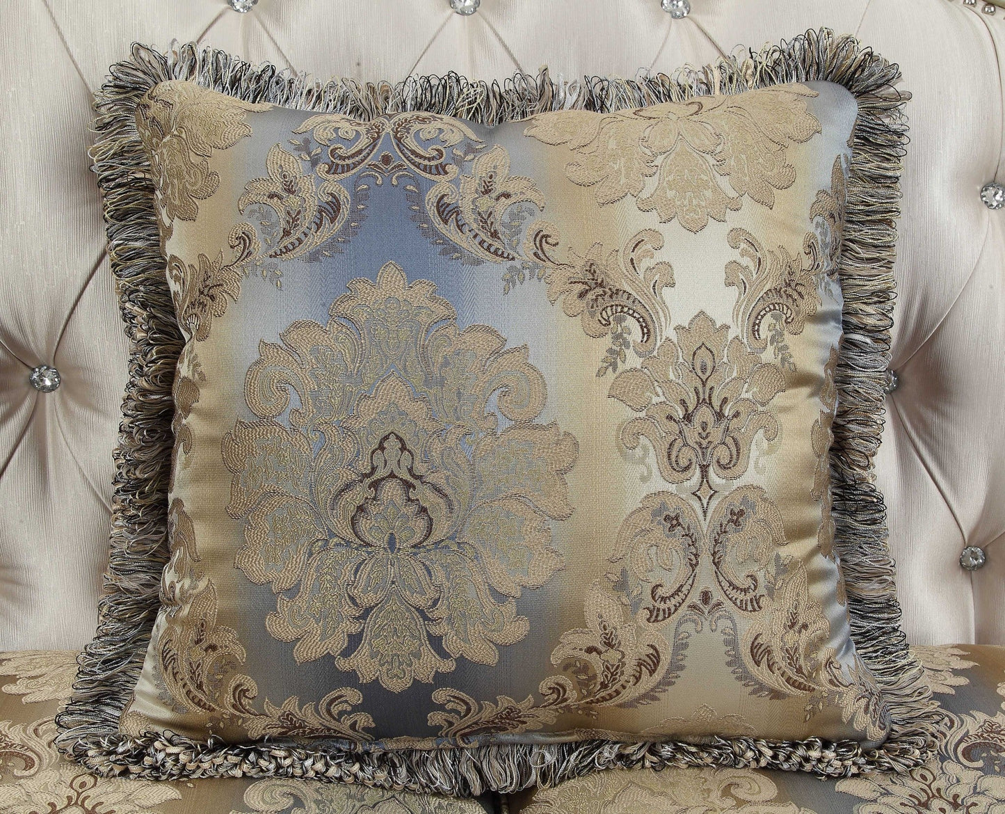 The Louis Antique Style White & Gold Sofa