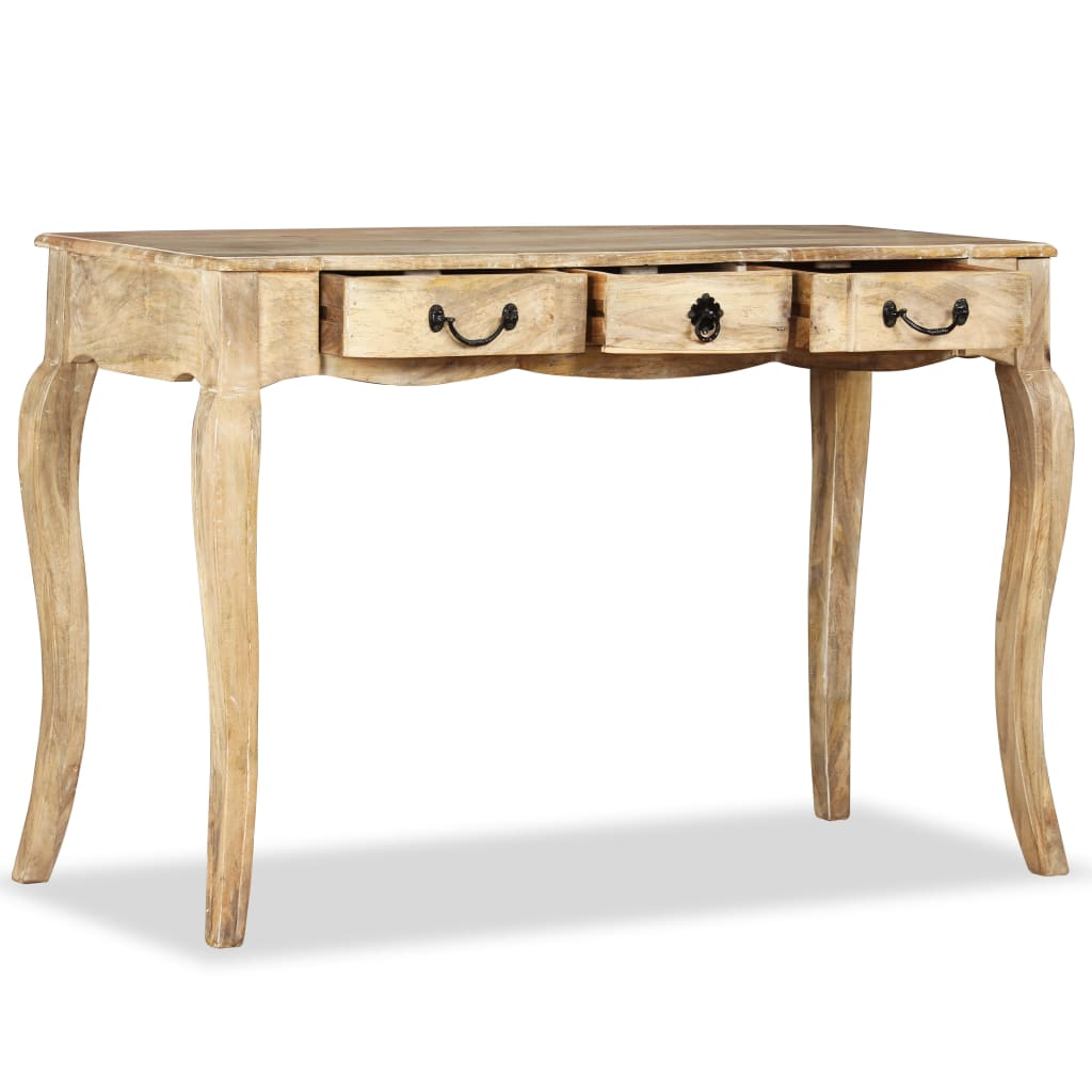 Elegant Vintage Console Table Solid Mango Wood 120x50x80 cm