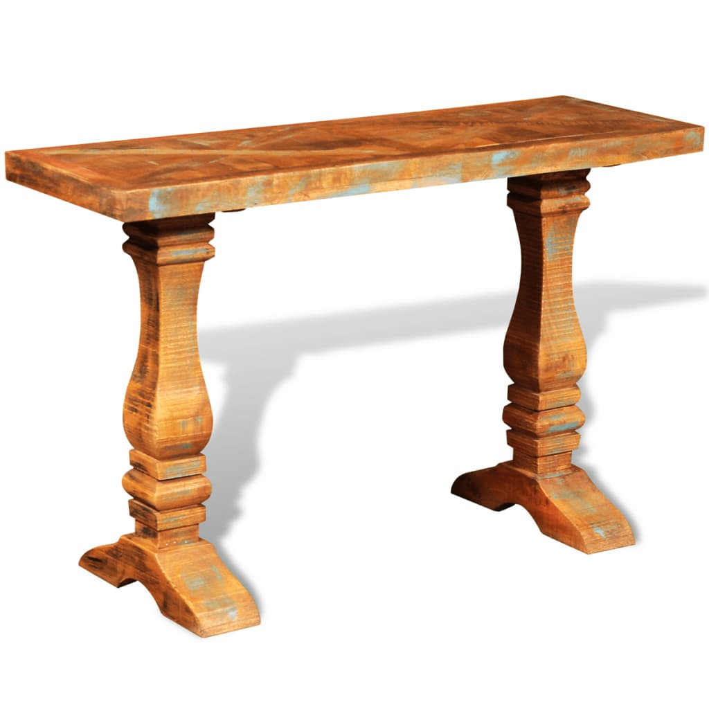 Gorgeous Artisan Console Table in Solid Reclaimed Wood