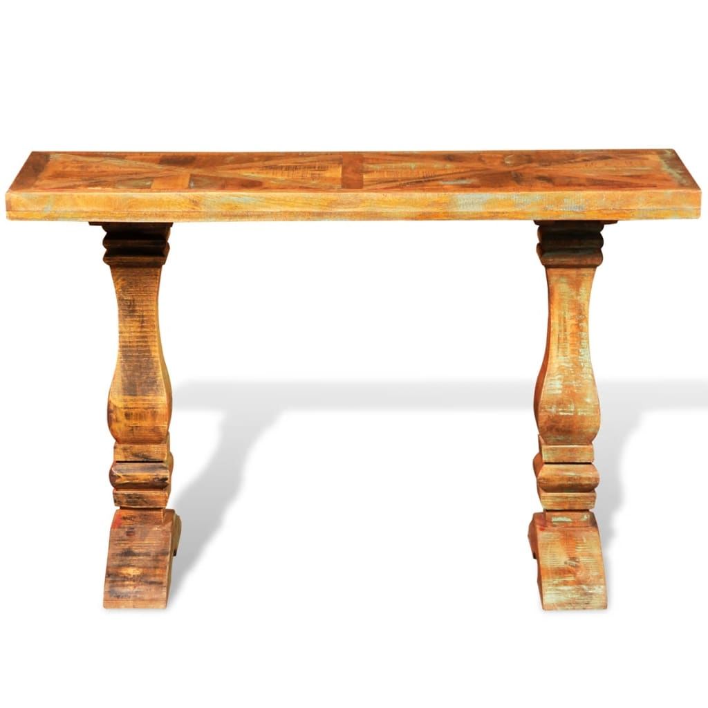 Gorgeous Artisan Console Table in Solid Reclaimed Wood