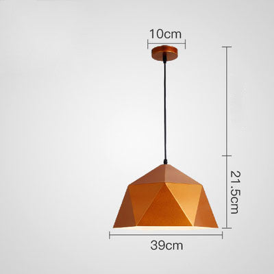 **Elegant Contemporary Colourful Geometric Hanging Lamp**