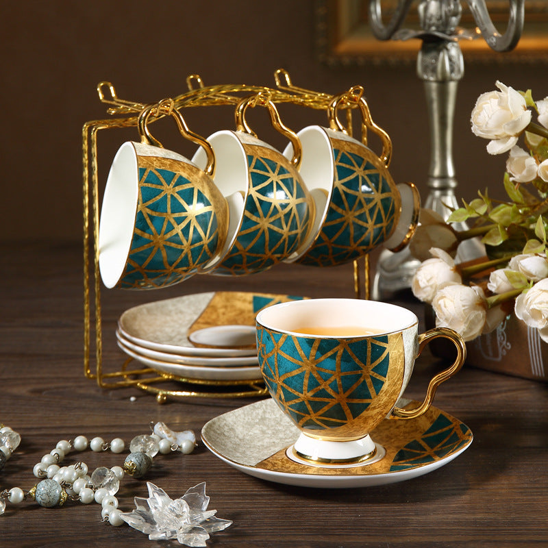 Exquisite Ceramic Cup English Afternoon Tea Tea Set Breakfast Cup And Saucer