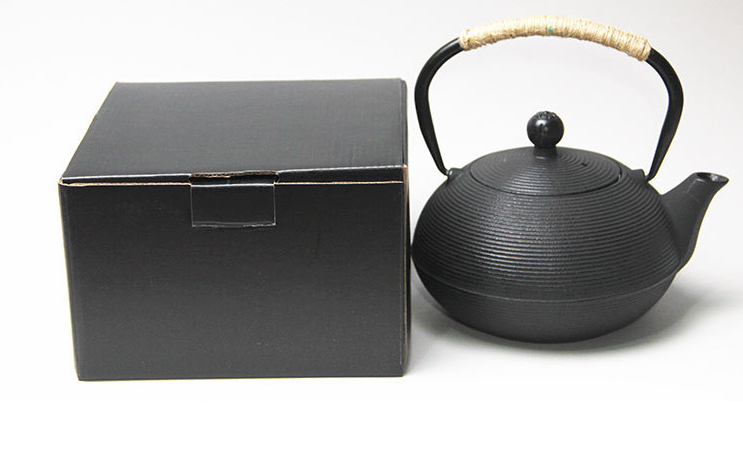 Cast iron kettle boiling water tea teapot