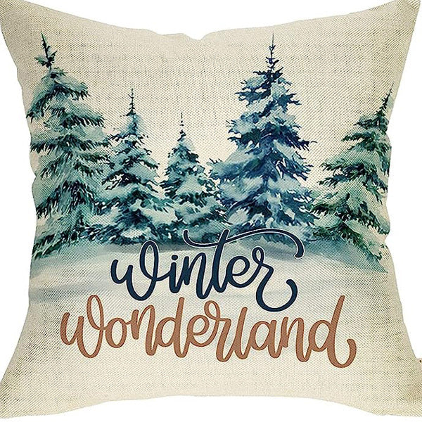 Wonder Artisan Winter Series Throw Pillow Cover – Cozy Elegance for the Cold Season