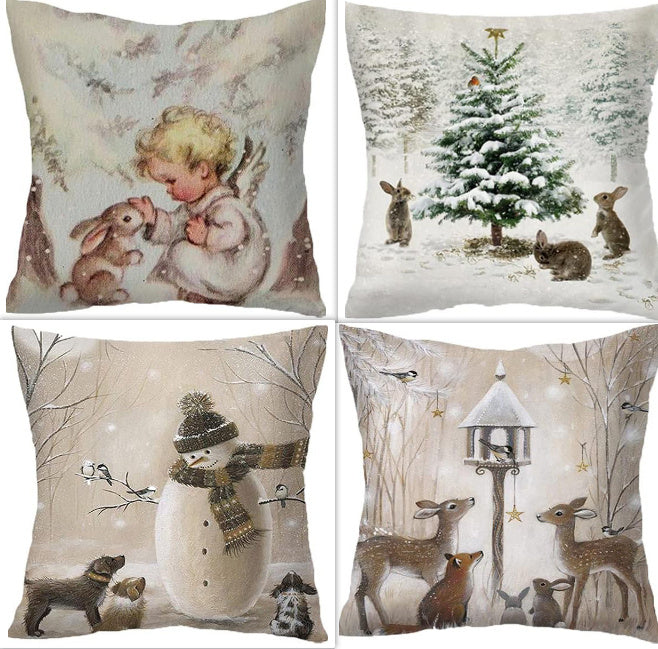 Wonder Artisan Winter Series Throw Pillow Cover – Cozy Elegance for the Cold Season