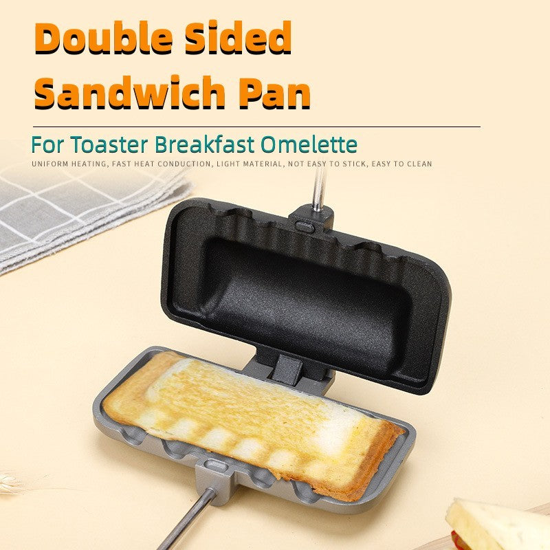 Dobbeltsidet sandwichpande | Non-Stick Foldbar Grill Stegepande