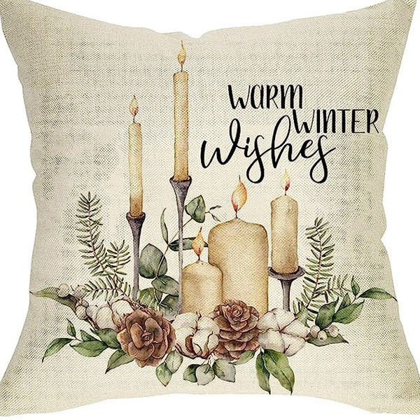 Wonder Artisan Winter Series Throw Pillow Cover – Cozy Elegance for the Cold Season