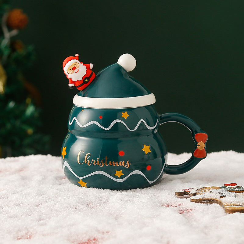 Jolly Christmas Ceramic Mug Large Capacity