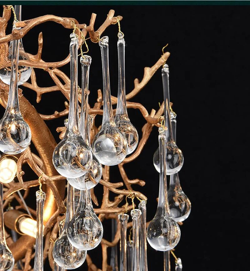 Modern Crystal chandelier for living room luxury Round Home decor hanging light Fixture Luxury Dining Room Wholesale