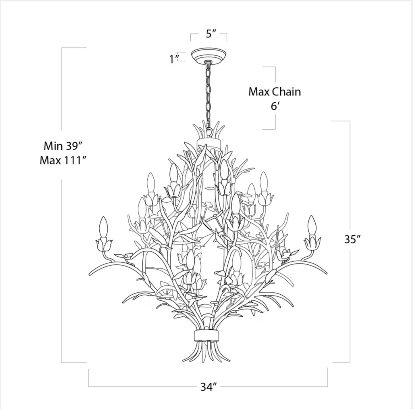 Trillium Chandelier