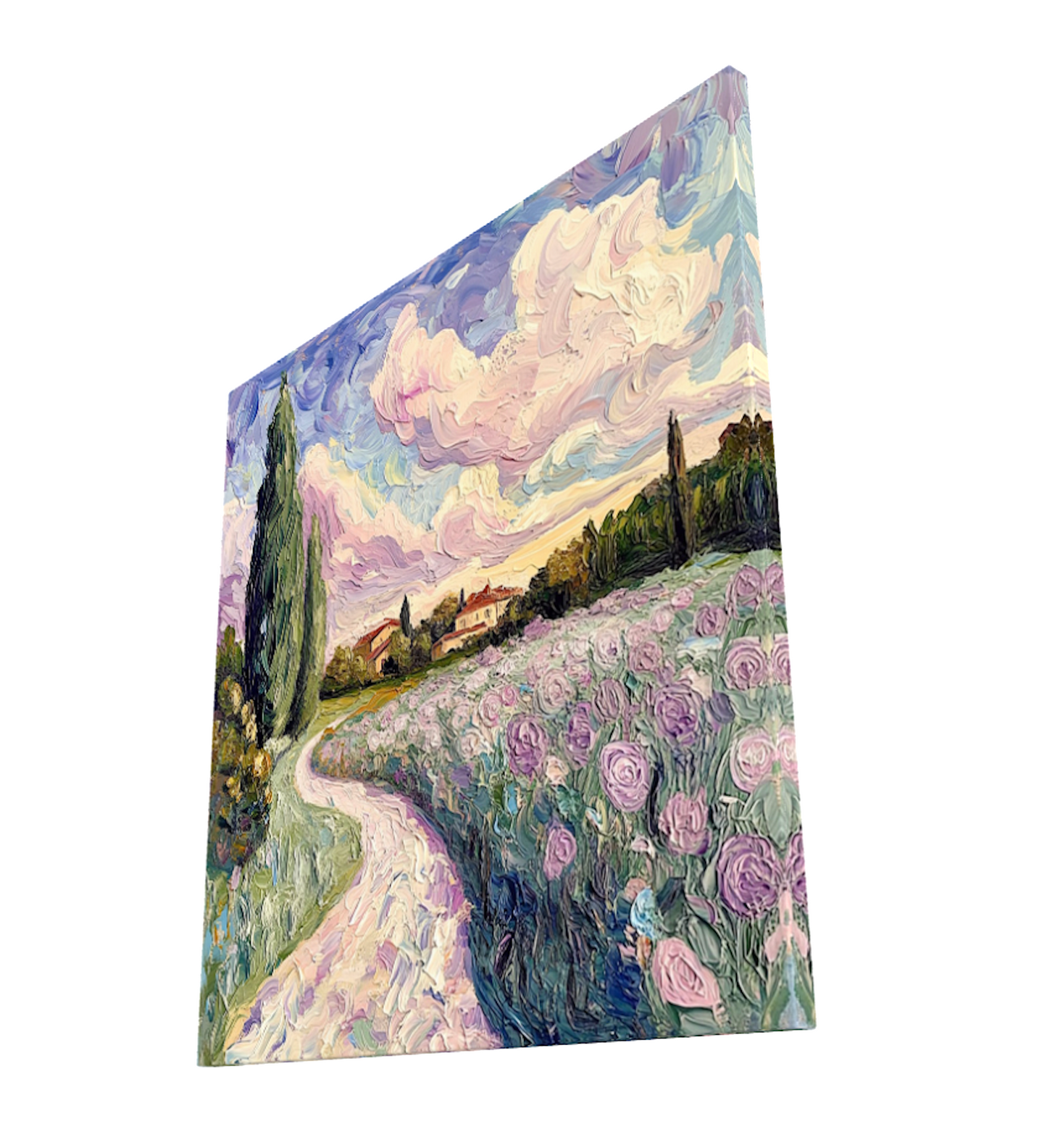 'Down Tuscany Lane' Premium Canvas Print (UNFRAMED) Ready to Hang