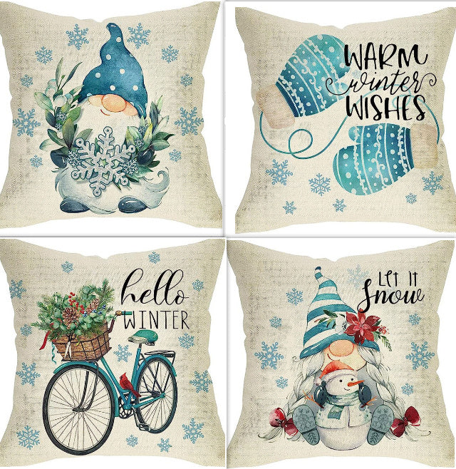 Wonder Artisan Winter Series Throw Pillow Cover – Cozy Elegance for the Cold Season