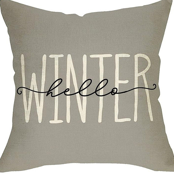 Wonder Artisan Winter Series Throw Pillow Cover – Cozy Elegance for the Cold Season