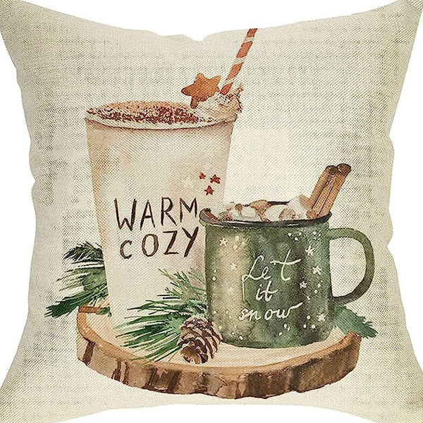 Wonder Artisan Winter Series Throw Pillow Cover – Cozy Elegance for the Cold Season