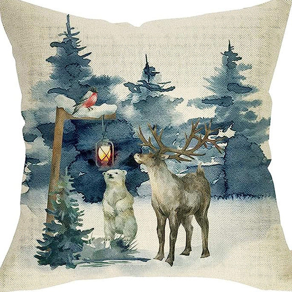 Wonder Artisan Winter Series Throw Pillow Cover – Cozy Elegance for the Cold Season