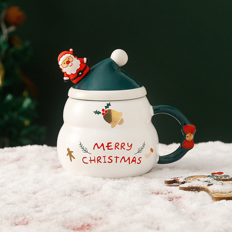 Jolly Christmas Ceramic Mug Large Capacity