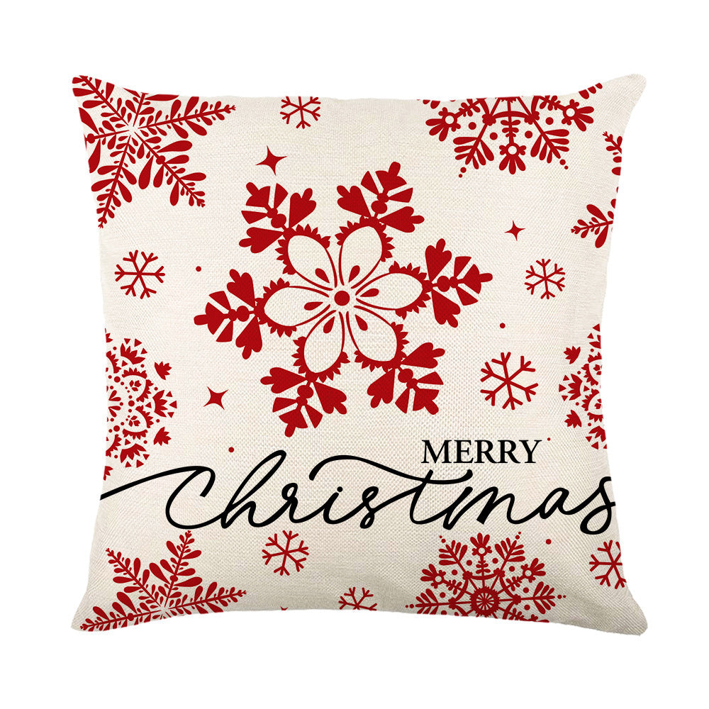 Christmas Pillow Cover – Festive Linen with Nordic Charm