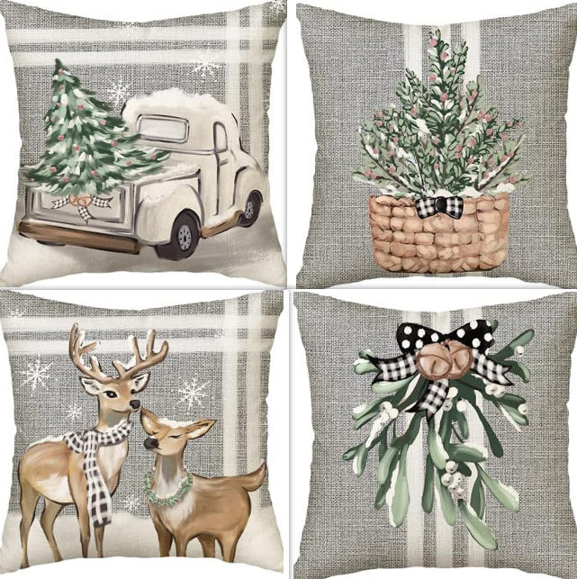 Wonder Artisan Winter Series Throw Pillow Cover – Cozy Elegance for the Cold Season