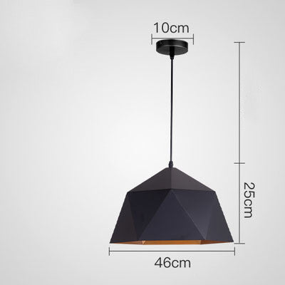 **Elegant Contemporary Colourful Geometric Hanging Lamp**