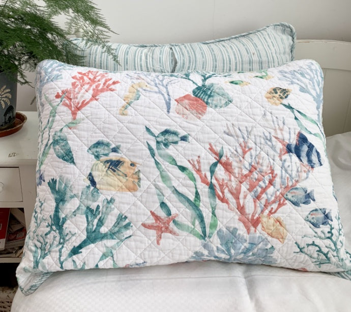 Pure Cotton Quilted Pillow Case