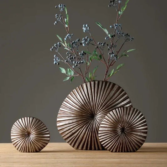 Giselle Vase | Meticulously Crafted Spiral Design Inspired by Nature, LIMITED EDITION