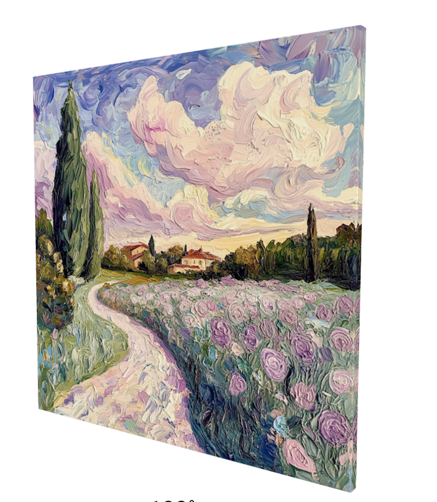 'Down Tuscany Lane' Premium Canvas Print (UNFRAMED) Ready to Hang